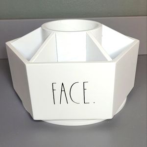 New Rae Dunn Carousel Rotating Organizer Makeup Face, Eyes and Lips